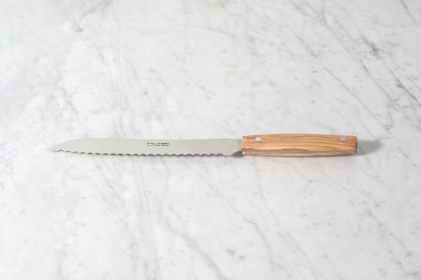Olivewood Bread Knife. Made in France.