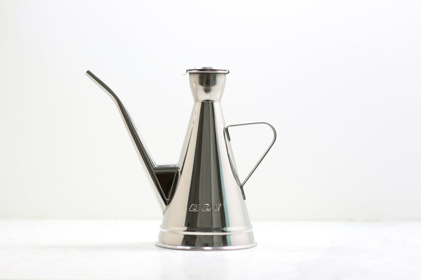 Spanish Stainless Steel Olive Oil Can