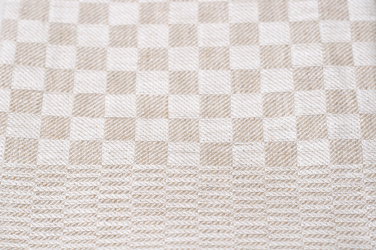 German Checked Linen Dish Towel